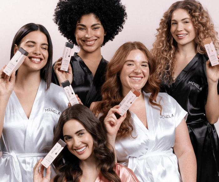 Skincare model