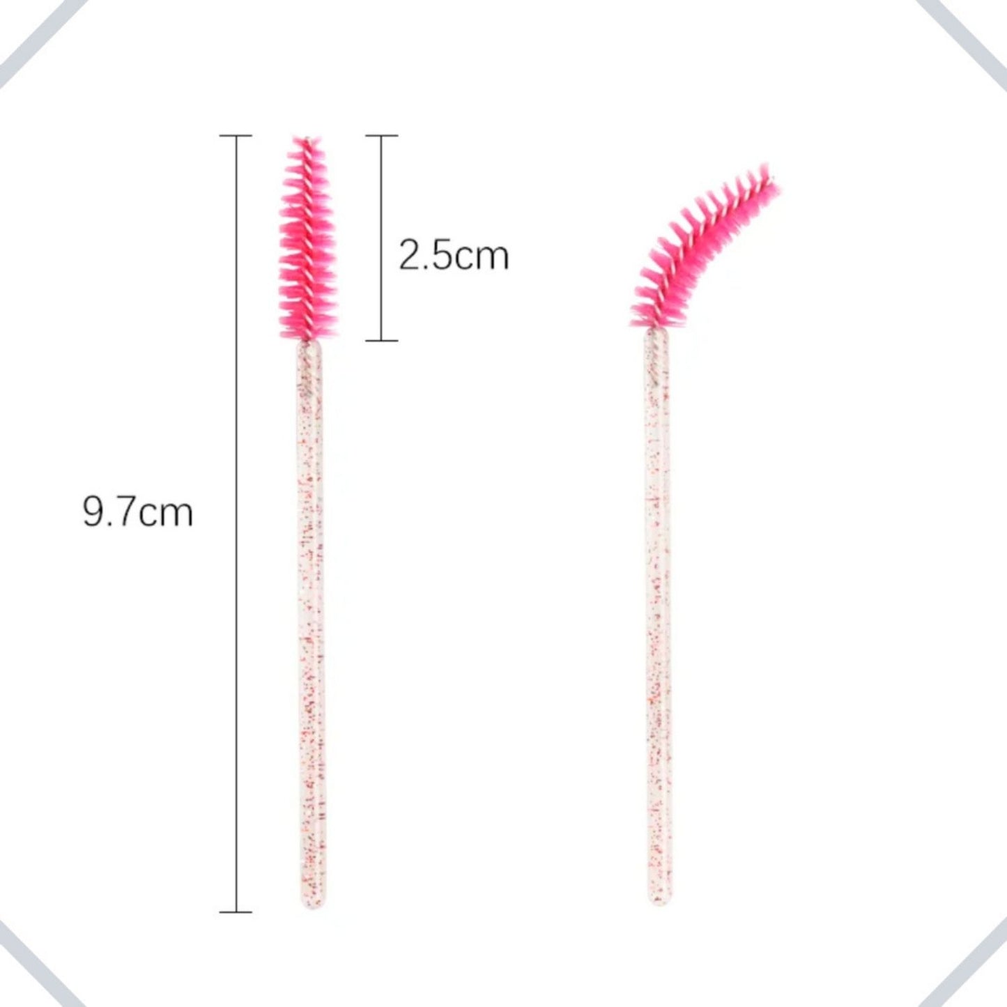 Cepillo desechable para cejas