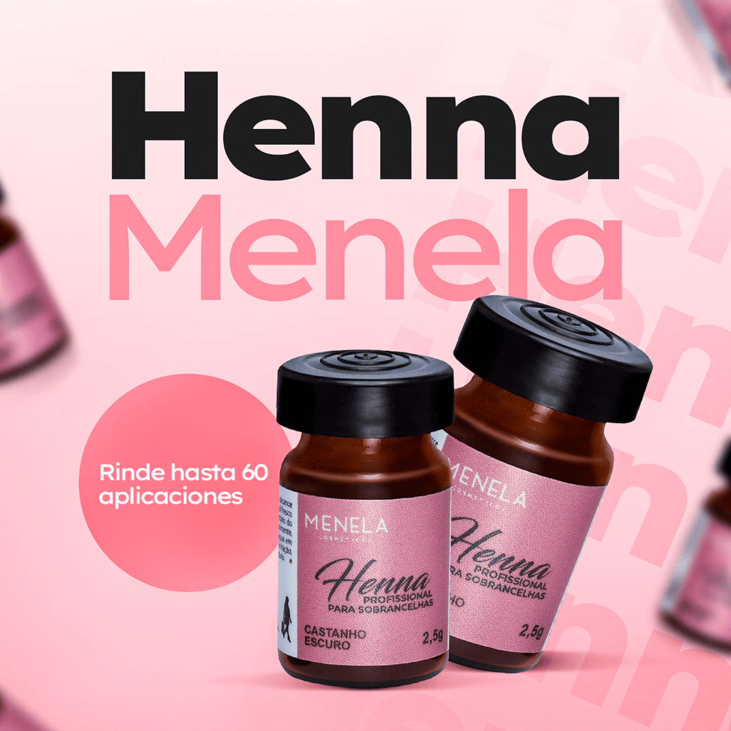 Menela Professional Eyebrow Henna - Choose Your Color