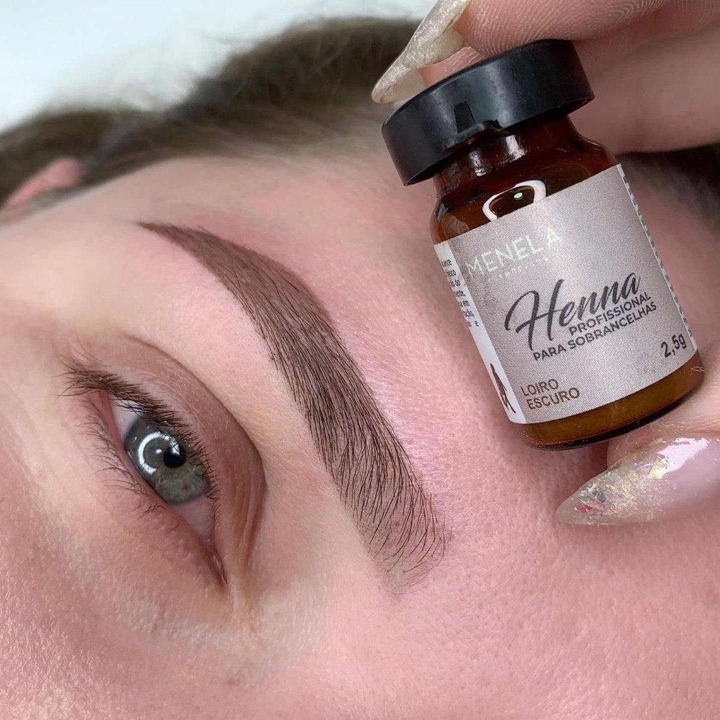 Menela Professional Eyebrow Henna - Choose Your Color