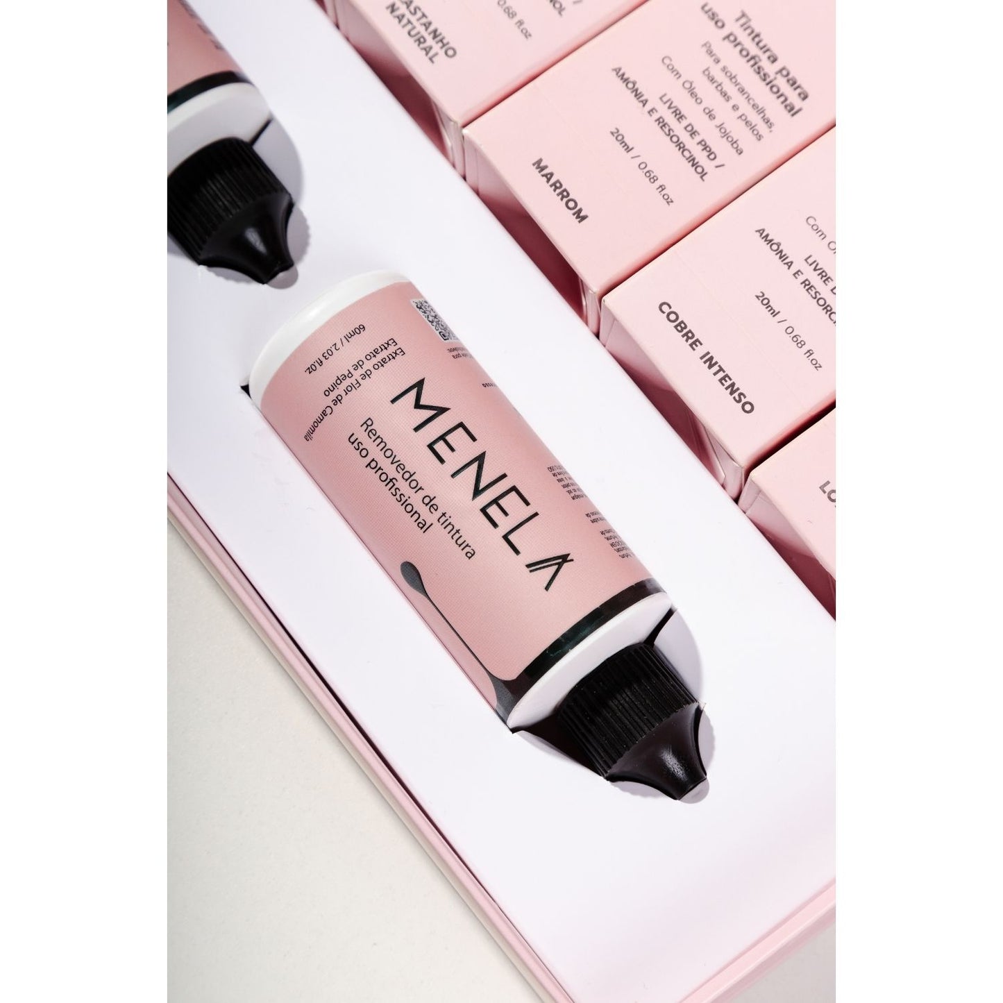 Removedor de tinte para cejas