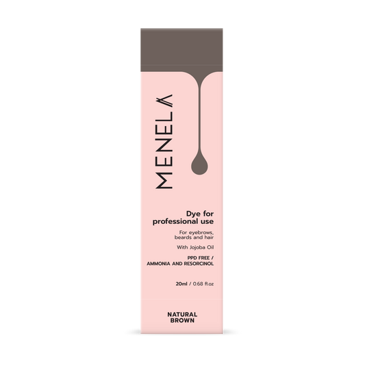 Menela Professional Eyebrow Dye - Natural Brown