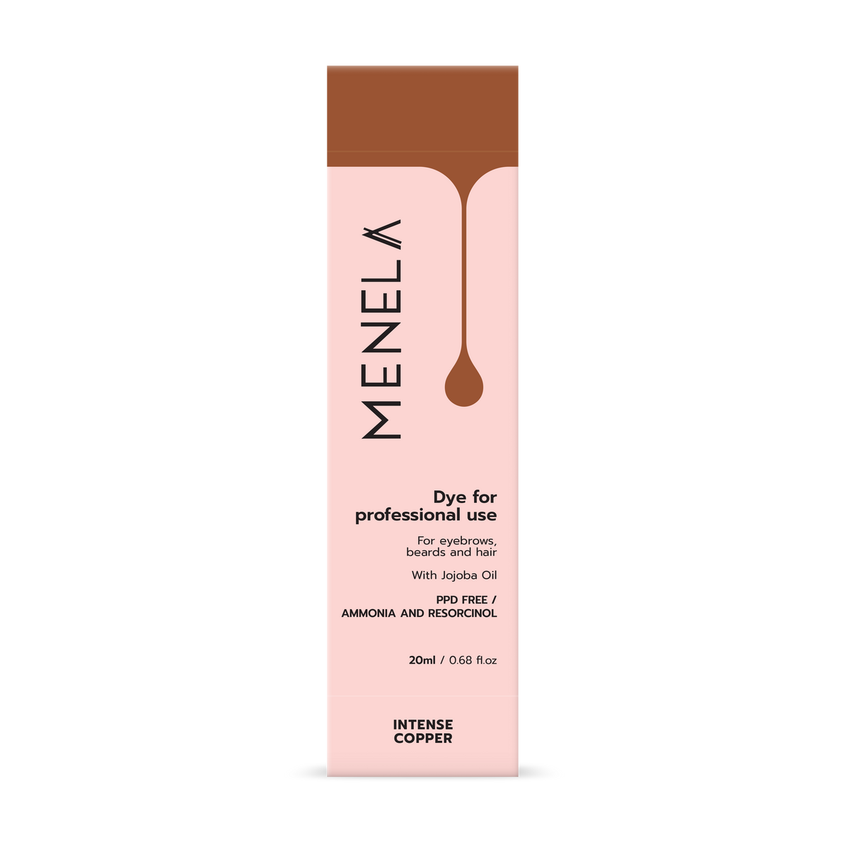 Menela Professional Eyebrow Dye - Intense Copper