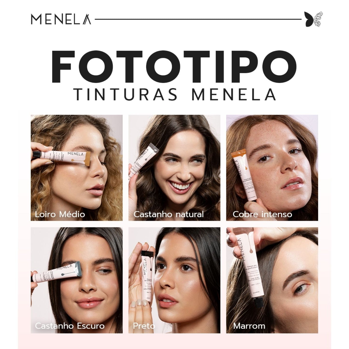 Menela Professional Eyebrow Dye - Intense Copper